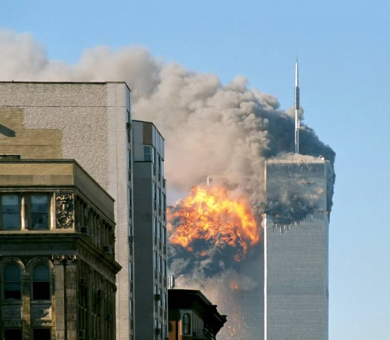 Flight 175 Hitting South Tower